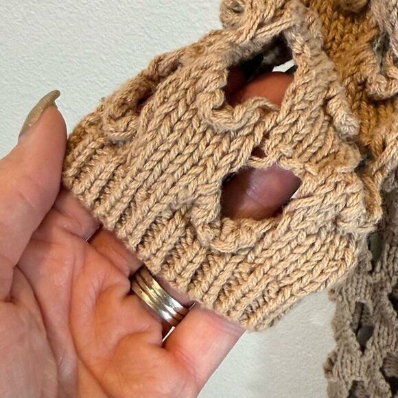 NWOT NA-KD Hole Knitted Maxi Dress Beach Cover-up Women’s Medium - Picture 6 of 11